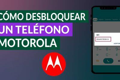 Desbloqueo de un teléfono Motorola: Código IMEI en pantalla. Guía para desbloquear con una cuenta de Google.