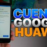 La pantalla del teléfono Huawei muestra el mensaje de inicio de sesión de la cuenta de Google. Desbloquea tu teléfono Huawei con tu cuenta de Google.