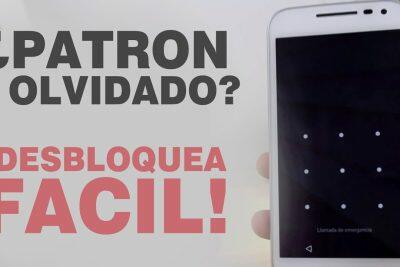 Smartphone con pantalla bloqueada y patrón de bloqueo. Desbloqueo del teléfono con antirrobo.